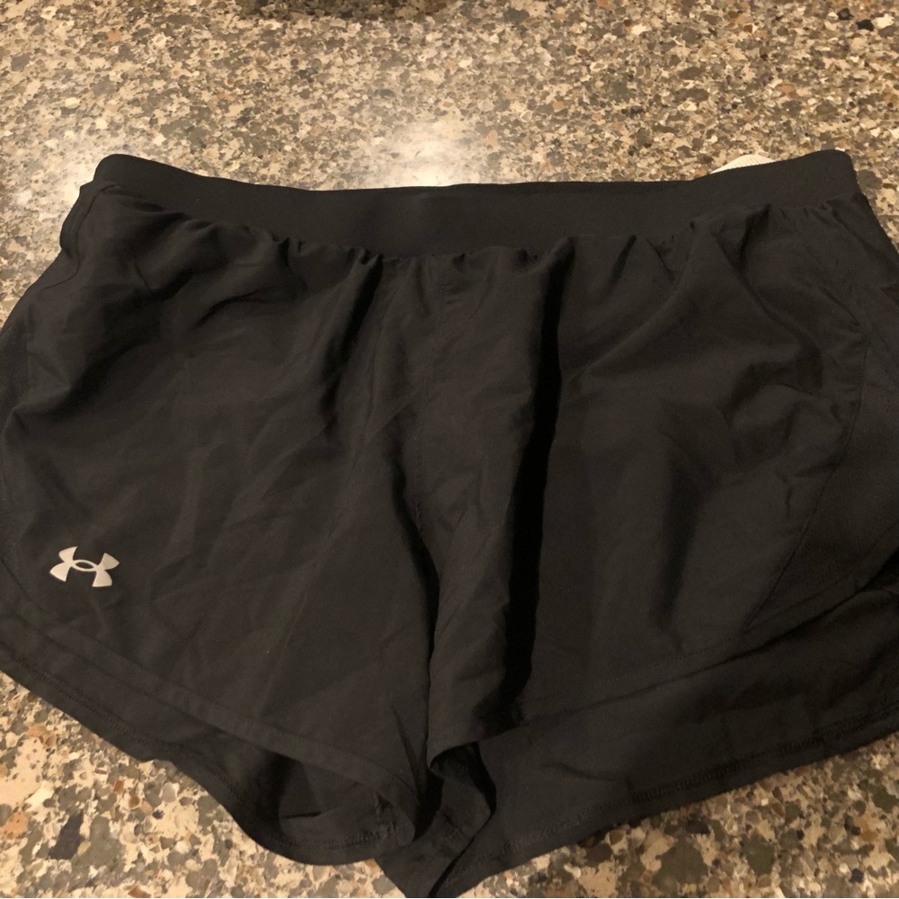 Under Armour Women's Black Athletic Running Shorts